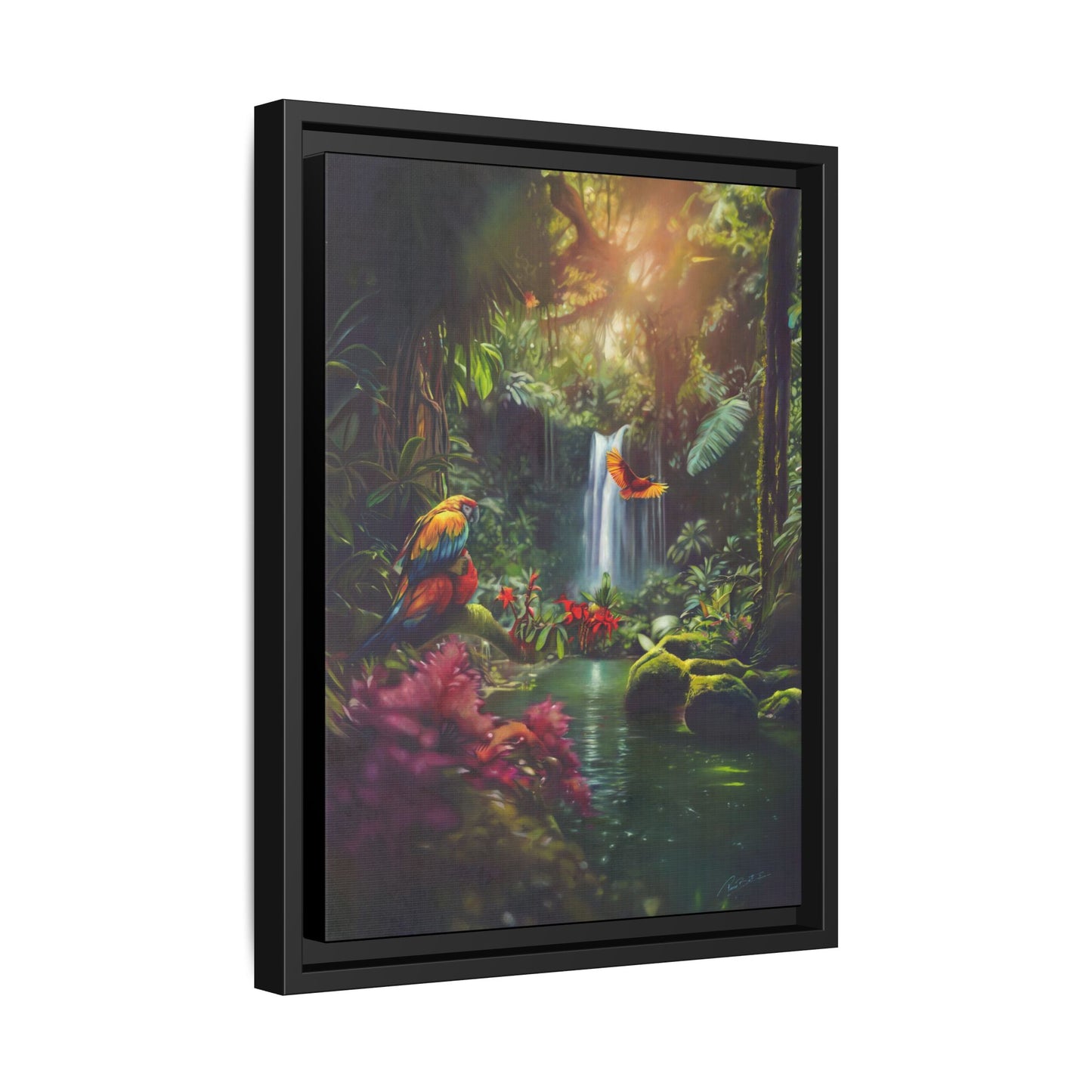 Amazon Matte Canvas, Framed (Multi-color)