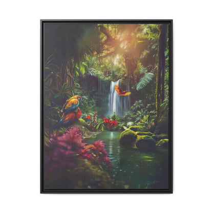 Amazon Matte Canvas, Framed (Multi-color)