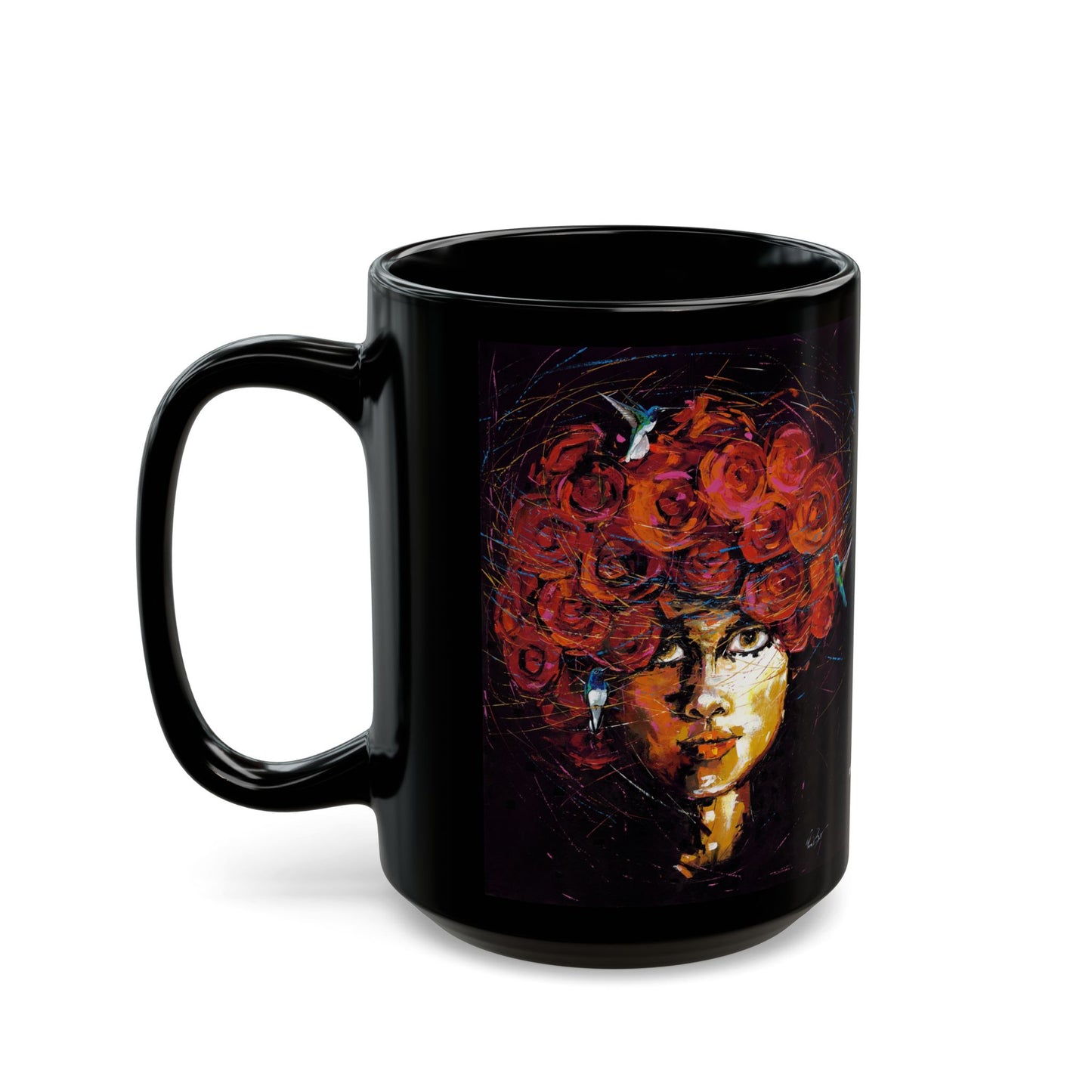 The Dreamer Black Mug (15oz)