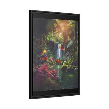 Amazon Matte Canvas, Framed (Multi-color)