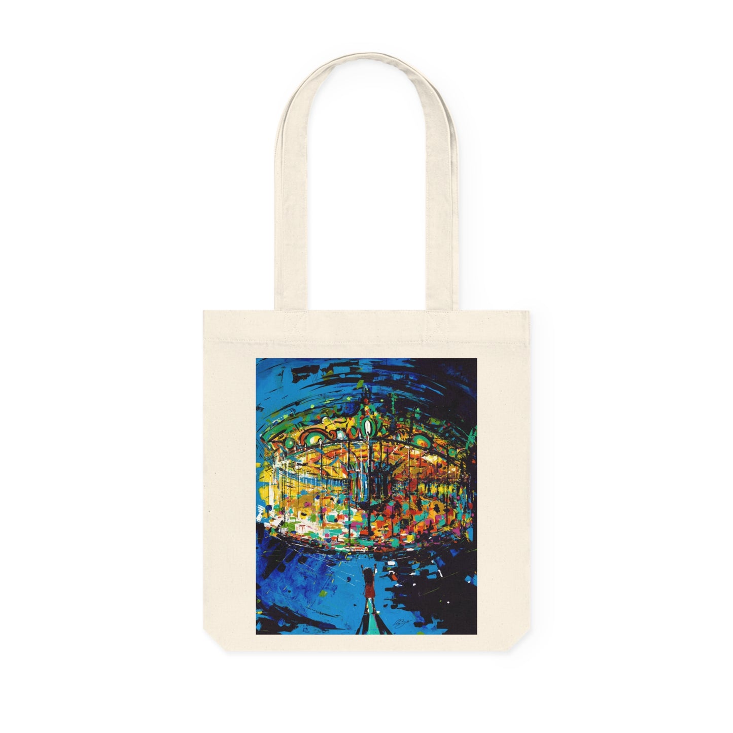 Carousel Woven Tote Bag